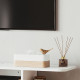 Floating TV Unit Stand for TVs up to 40&quot;, Wall Mounted Media Console with Storage Shelf, Entertainment Center, White