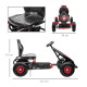Kids Pedal Go Kart, with Adjustable Seat, Inflatable Tyres - Red