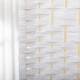 4 Panel Folding Room Divider, Privacy Screen, Freestanding Paravent Partition Separator for Living Room, Bedroom and Office, 160