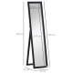 Full Length Mirror for Bedroom, Free Standing Dressing Mirror, Wall Mirror for Living Room, 37 x 154 cm, Black