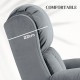 Eight Massage Point Electric Reclining Lift Chair, with Remote - Grey