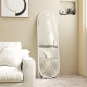 Two-Way Curved Full Length Mirror - White