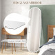 Two-Way Curved Full Length Mirror - White