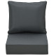Outsunny Outdoor Seat and Back Cushion Sets, 63L x 55W x 15Dcm Olefin Patio Deep Seating Chair Fade Resistant Replacement Cushio