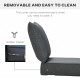 Outsunny Outdoor Seat and Back Cushion Sets, 63L x 55W x 15Dcm Olefin Patio Deep Seating Chair Fade Resistant Replacement Cushio