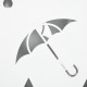 Six-Umbrella Steel Holder Stand - White