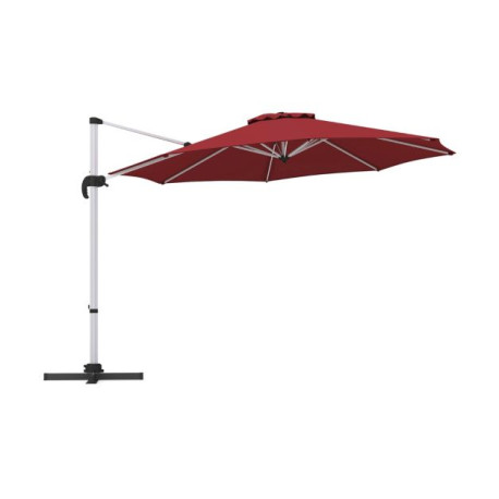 325 cm Outdoor Patio Umbrella with 360° Rotation
