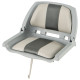 Folding Low Back Boat Seat with Mounting Hardware for Fishing