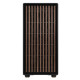 Fractal Design North XL Charcoal Black (TG Dark) Case w/ Dark Tint Glass Window, E-ATX, 3 PWM Fans, USB-C, Walnut Front