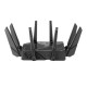ASUS (GT-AXE16000) ROG Rapture AXE16000 Wi-Fi 6E Quad-Band Gaming Router, 6GHz Band, Dual 10G LAN, 2.5G WAN, AiMesh, VPN Fusion,