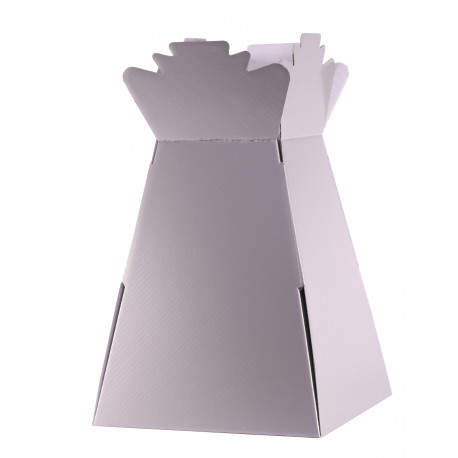 Metallic Silver Super Size Living Vase