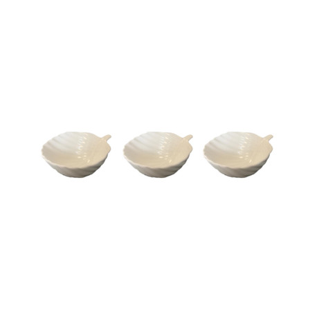 7 cm Small Porcelain Appetiser Sauce Dish Bowl Pack of 3 Assorted Designs - Random Sent