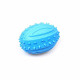 13 cm Squeaky Rugby Shaped Ball Toy for Pet Dog - Random Colour