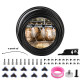 Misting Cooling System Misting Line with 20 Copper Metal Mist Nozzles for Patio Garden Greenhouse - 20m