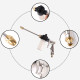 High Pressure Car Wash Spray Gun Garden Water Gun Sprinkler with Nozzle Foam Pot