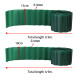 Lawn Garden Border Edging Flexible PVC Landscape Edging for DIY Flower Bed Fencing - 10cm x 9m