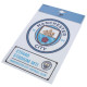 Manchester City FC A4 Car Decal