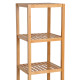 140cm Tall Bathroom Cabinet, Freestanding Storage Unit w/ 3 Shelves, Utility Organiser Cupboard for Home Kitchen
