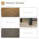 Industrial Console Table，Entryway Table w/Bottom Mesh Shelf Metal Frame Vintage Sofa Table for Hallway, Living Room, Rustic Brow