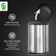 20L Stainless Steel Compact Home Bin