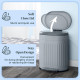 20L Metal Kitchen Bin, with Soft-Close Lid - Grey