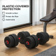 30kg 2 IN 1 Adjustable Dumbbells Weight Set, Dumbbell Hand Weight Barbell for Body Fitness, Lifting Training for Home, Office, G