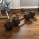 30kg 2 IN 1 Adjustable Dumbbells Weight Set, Dumbbell Hand Weight Barbell for Body Fitness, Lifting Training for Home, Office, G