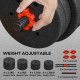 30kg 2 IN 1 Adjustable Dumbbells Weight Set, Dumbbell Hand Weight Barbell for Body Fitness, Lifting Training for Home, Office, G
