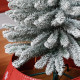 6ft Artificial Snowy Pencil Christmas Tree - White