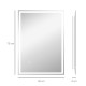 70 x 50cm LED Bathroom Mirror with Lights, Dimmable Makeup Mirror, Vanity Mirror with 3 Colour, Smart Touch, Anti-Fog