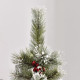 Indoor Christmas Tree Artificial Berry Xmas Decoration with Metal Stand and 184 Tips (5FT(150CM))