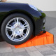 DURHAND 2 Pieces Car Ramps Heavy Duty 5 Ton Motorhome Levelling Ramps, Plastic Garage Workshop Car Lift, Portable Automotive Veh