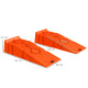 DURHAND 2 Pieces Car Ramps Heavy Duty 5 Ton Motorhome Levelling Ramps, Plastic Garage Workshop Car Lift, Portable Automotive Veh