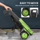 DURHAND 1800W High Pressure Washer, 150 Bar Pressure, 510 L/h Flow, High-Performance Portable Power Jet Wash Cleaner Green