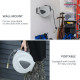 DURHAND Retractable Air Hose Reel 15m+ 140cm Hose Diameter 3/ 8&quot; 9.5mm, Hose Connector 1/ 4&quot; BSP, Wall Mount Auto Rewind Hose- R