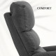 Electric Riser Recline Armchair, with Footrest - Dark Grey