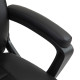 Faux Leather Office Chair - Black