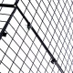 Extendable Fire Guard Screen, Freestanding Fire Screen Spark Guard, Folding Fireplace Cover, Wire Mesh, 81.5-160cm, Black