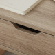 Floating Nightstand Set of 2 Wall Mounted Bedside Table with Storage Drawer for Bedroom, Natural