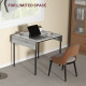 Four-Person Drop Leaf Dining Table - Grey