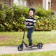 Kids Scooter Teenager Kick Scooter Foldable 4 Levels Adjustable Height with Rear Fender Brake for 7-14 Years