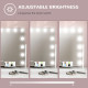 14 LED bulb Tabletop Makeup Mirror, with Adjustable Settings