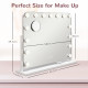 14 LED bulb Tabletop Makeup Mirror, with Adjustable Settings