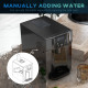 Ice Maker Machine and Water Dispenser, Counter Top Ice Cube Maker for Home with 3L Tank, Adjustable Cube Size, 9 Ice Cubes per 6