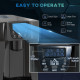 Ice Maker Machine and Water Dispenser, Counter Top Ice Cube Maker for Home with 3L Tank, Adjustable Cube Size, 9 Ice Cubes per 6