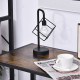 Industrial-Style Side Table w/ Drawer Open Shelf Steel Frame Large Base Two-Tone Retro Stylish Home Furniture Bedroom Living Roo