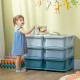 Kids Storage Unit, with Six Drawers - Blue