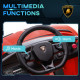 Lamborghini Licensed 12V kids Electric Car w/ Butterfly Doors, Remote, Music, Horn, Suspension - Red