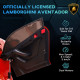 Lamborghini Licensed 12V kids Electric Car w/ Butterfly Doors, Remote, Music, Horn, Suspension - Red