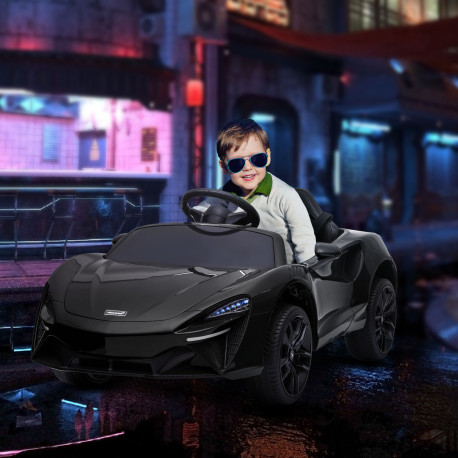 McLaren Licensed Kids Electric Ride-On Car, with Remote Control - Black